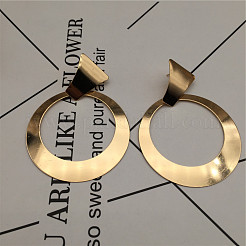 Iron Stud Dangle Earrings&nbsp;WGD53DC-01