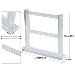 Organic Glass Earring Stands Displays&nbsp;EDIS-E008-01