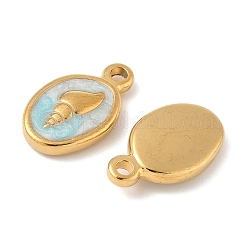 304 Stainless Steel Enamel Pendants&nbsp;STAS-U057-15G-A