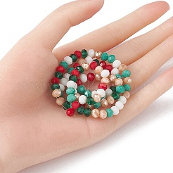 Christmas Theme Glass Beads Strands&nbsp;GLAA-YW0001-82A