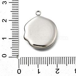 304 Stainless Steel Pave Natural Paua Shell Pendants&nbsp;STAS-Z125-01H-P