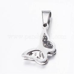 Tarnish Resistant 304 Stainless Steel Pendants&nbsp;STAS-H356-42P