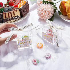 Square Transparent Acrylic Candy Gift Boxes&nbsp;CON-WH0088-15B