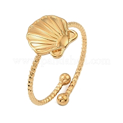304 Stainless Steel Cuff Open Rings&nbsp;RJEW-D350-01G