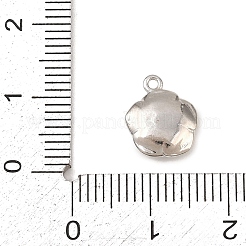 Brass Micro Pave Clear Cubic Zirconia Charms&nbsp;KK-G544-07P-01