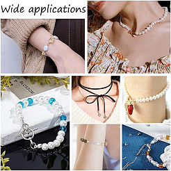 Brass & Iron Crimp Beads and Crimp Bead Covers Set&nbsp;KK-PH0003-99
