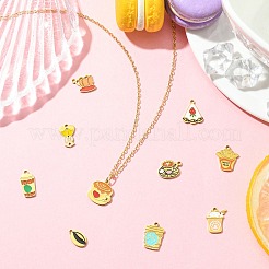 10Pcs 10 Styles 304 Stainless Steel Charms&nbsp;STAS-CJ0003-35