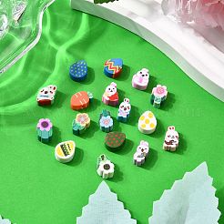 Easter Theme Handmade Polymer Clay Bead Strands&nbsp;CLAY-FP0001-17