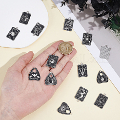 28Pcs Tarot Alloy Enamel Pendants&nbsp;ENAM-NB0002-31P