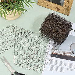 Iron Hexagon Net&nbsp;DIY-WH0759-55B
