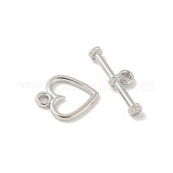 Heart Alloy Toggle Clasps&nbsp;FIND-B047-04P