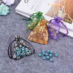Printed Organza Bags&nbsp;OP-R024-7x9-M