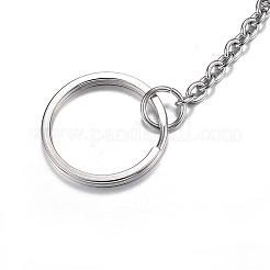 Tarnish Resistant 304 Stainless Steel Split Key Rings&nbsp;STAS-G085-09