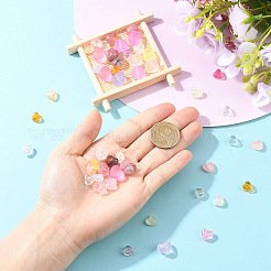 50Pcs 5 Styles Transparent Acrylic Beads&nbsp;TACR-YW0003-40