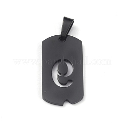 Ion Plating(IP) 304 Stainless Steel Pendants&nbsp;STAS-O127-E09