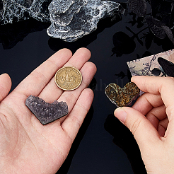 2Pcs 2 Styles Natural Amethyst Sculpture Display Decorations&nbsp;DJEW-DC0001-12
