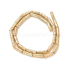 Electroplated Natural Lava Rock Beads Strands&nbsp;G-G984-02KCG