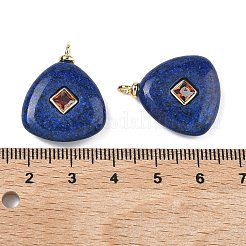 Dyed Natural Sesame Jasper Pendants&nbsp;KK-C251-01C-01