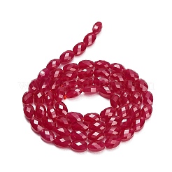 Lab Grown Red Corundum Beads Strands&nbsp;GG-CBAC488-01B