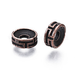 Tibetan Style Spacer Beads&nbsp;TIBEP-S315-46R-NR