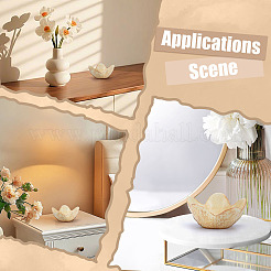 Flower Shape Porcelain Dessert Plate&nbsp;ODIS-WH0030-371