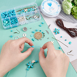 DIY Gemstone Earring & Bracelet & Necklace Making Kit&nbsp;DIY-PH0009-10