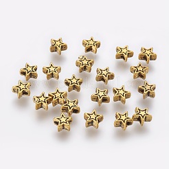 Tibetan Style Alloy Beads&nbsp;TIBEB-01-AG-RS