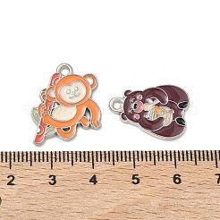 Animals Alloy Enamel Pendants&nbsp;ENAM-K081-02P