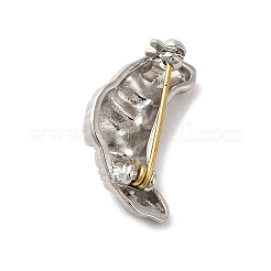 Alloy Croissant Brooch Pin&nbsp;JEWB-F019-01P