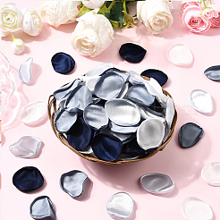 Polyester Artificial Rose Flower Petals&nbsp;AJEW-WH20067-107K