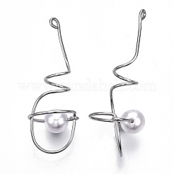 Rack Plating Alloy Wire Wrapped Big Pendants&nbsp;LS-PALLOY-S132-150P-RS