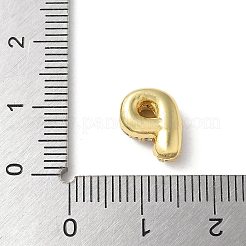 Brass Micro Pave Cubic Zirconia Beads&nbsp;KK-P290-61G-P