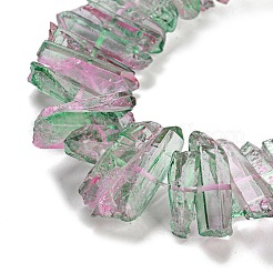 Natural Dyed Quartz Beads Strands&nbsp;G-G791-14N