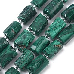 Natural Malachite Beads Strands&nbsp;G-C270-K03