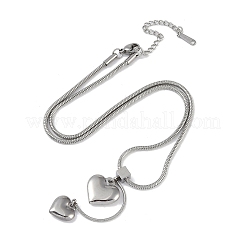 304 Stainless Steel Pendant Necklaces&nbsp;NJEW-P302-01P