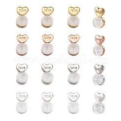 24Pcs 4 Colors Silicone Ear Nuts&nbsp;FIND-TA0001-48