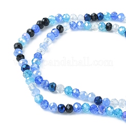 Electroplate Glass Beads Strands&nbsp;EGLA-yw0002-C01