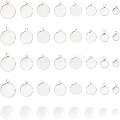 DIY Half Round Mixed Size Pendant Making Kits&nbsp;DIY-UN0002-41P