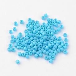 Baking Paint Cylinder Seed Beads&nbsp;SEED-R041-09