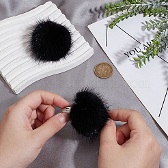Faux Mink Fur Shoe Decorations&nbsp;AJEW-WH0518-96