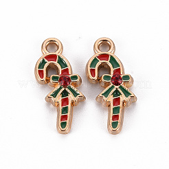 Eco-Friendly Alloy Enamel Pendants&nbsp;X-ENAM-T011-64-NR
