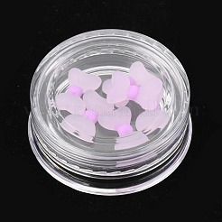 Frosted Plastic Cabochons Nail&nbsp;MRMJ-I001-01G
