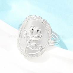 304 Stainless Steel Cuff Open Rings for Women&nbsp;RJEW-A102-05P