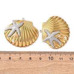 304 Stainless Steel Pendants&nbsp;STAS-Z177-03GP