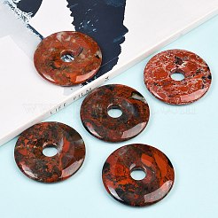 Natural Brecciated Jasper Pendants&nbsp;G-C220-F02-50mm