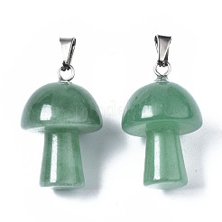Natural Green Aventurine Pendants&nbsp;G-N0325-10G