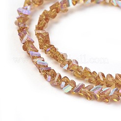 Electroplate Glass Bead Strands&nbsp;GLAA-F092-A05