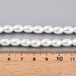 Baking Paint Pearlized Glass Pearl Bead Strands&nbsp;HY-T002-01A-01