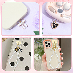 5Pcs PVC Mobile Dustproof Plugs & Iron Cell Phone Holder Stand&nbsp;HJEW-SW00397