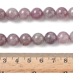 Natural Madagascar Rose Quartz Beads Strands&nbsp;G-Z115-C02-10mm